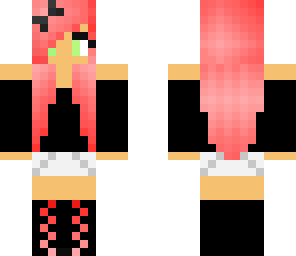 edited pink and black girl