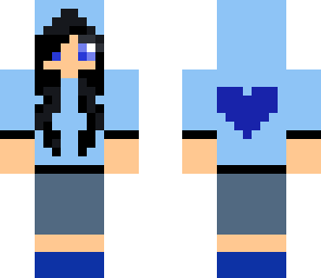 blue girl