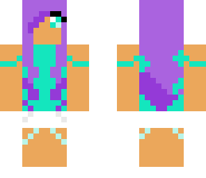 teal purple and white