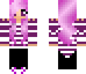 lavender hair girl