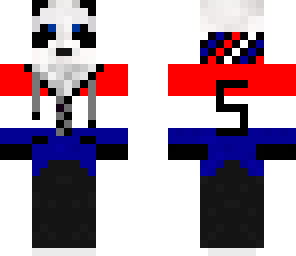 red white blue pimp panda 