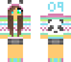 panda in sweater