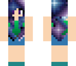 galaxy hair outfit
