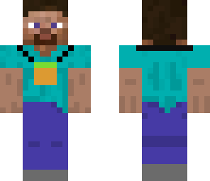 steve with dirt nacklace