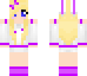 purple bunny girl