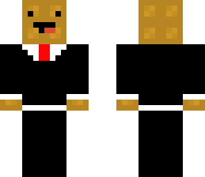 waffle in a suit