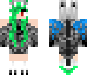 green and blue dragon
