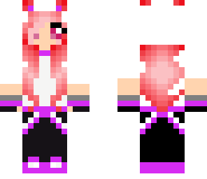 purple panda girl
