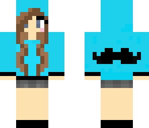 moustache girl