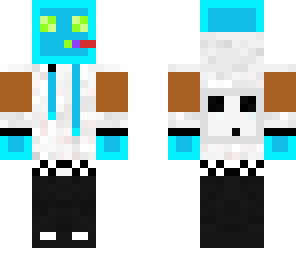 yellow eyed slime guy posed