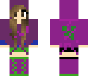 creeper girl purple