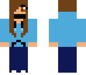 blue hoodie