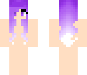 purple hair girl base