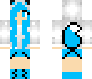blue wolf girl