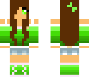 cool green girl
