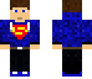 blue superman boy