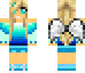 blue ombre angel