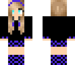 black and purple checkers