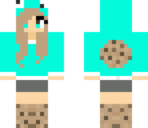 blue cookie girl