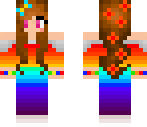 rainbow girl dress