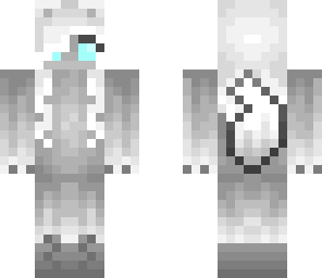 white wolf-girl