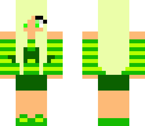 green mustache girl- mustache collection