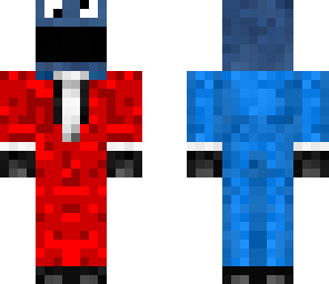 red cookie monster skin