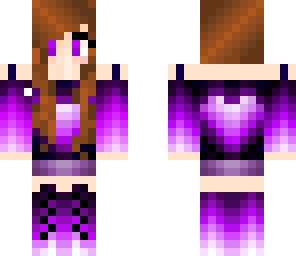 pretty purple girl