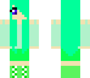 minty girl now with sunglasses