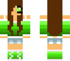 cool green girl