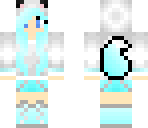 ice wolf girl- wolf collection