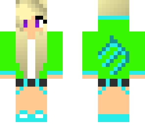monster hoodie girl