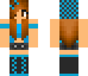 blue girl