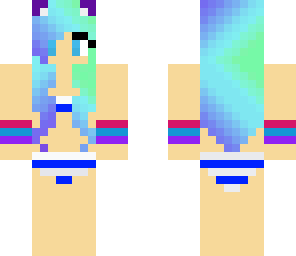 edited bikini girl