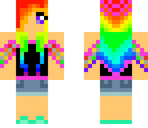 ranibow girl with a better bow