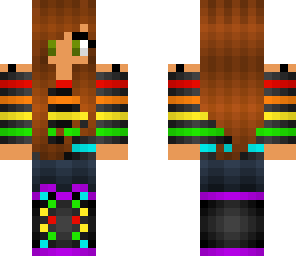 rainbow girl