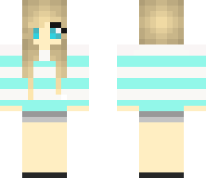 cute striped girl