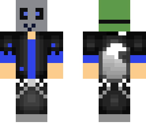 cool guy in creepy mask