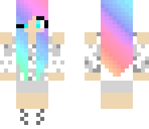 singer with rainbow hair