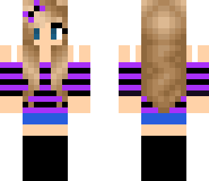 girl in purple