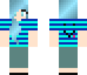 blue girl