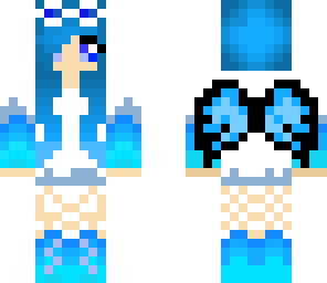 blue girl