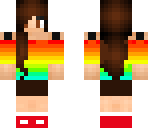 rainbow girl