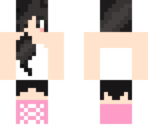 black ponytail