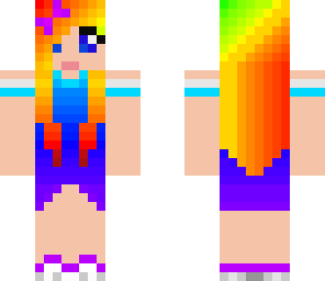 rainbow girl