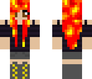 lava hair girl