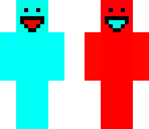 simple red blue