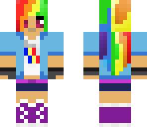 rainbow dash human