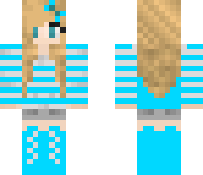 blue girl