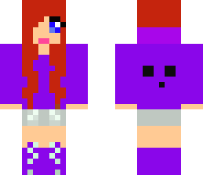 purple slime girl